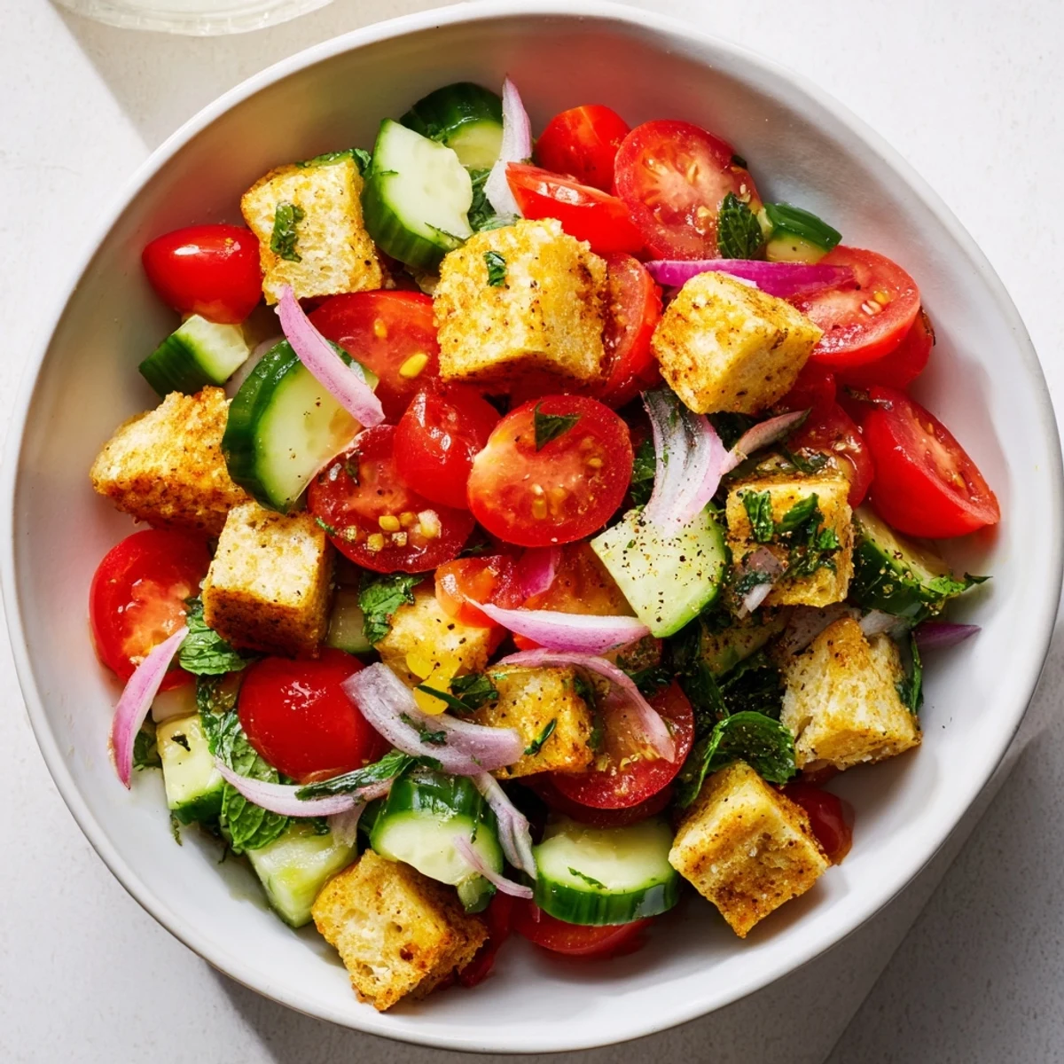 Fresh Cucumber Chickpea Salad