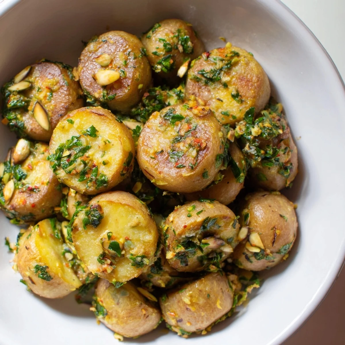 Sheet pan filled with perfectly baked Easy Sheet Pan Turkey Meatballs with Zucchini, ready to serve with fresh herbs.