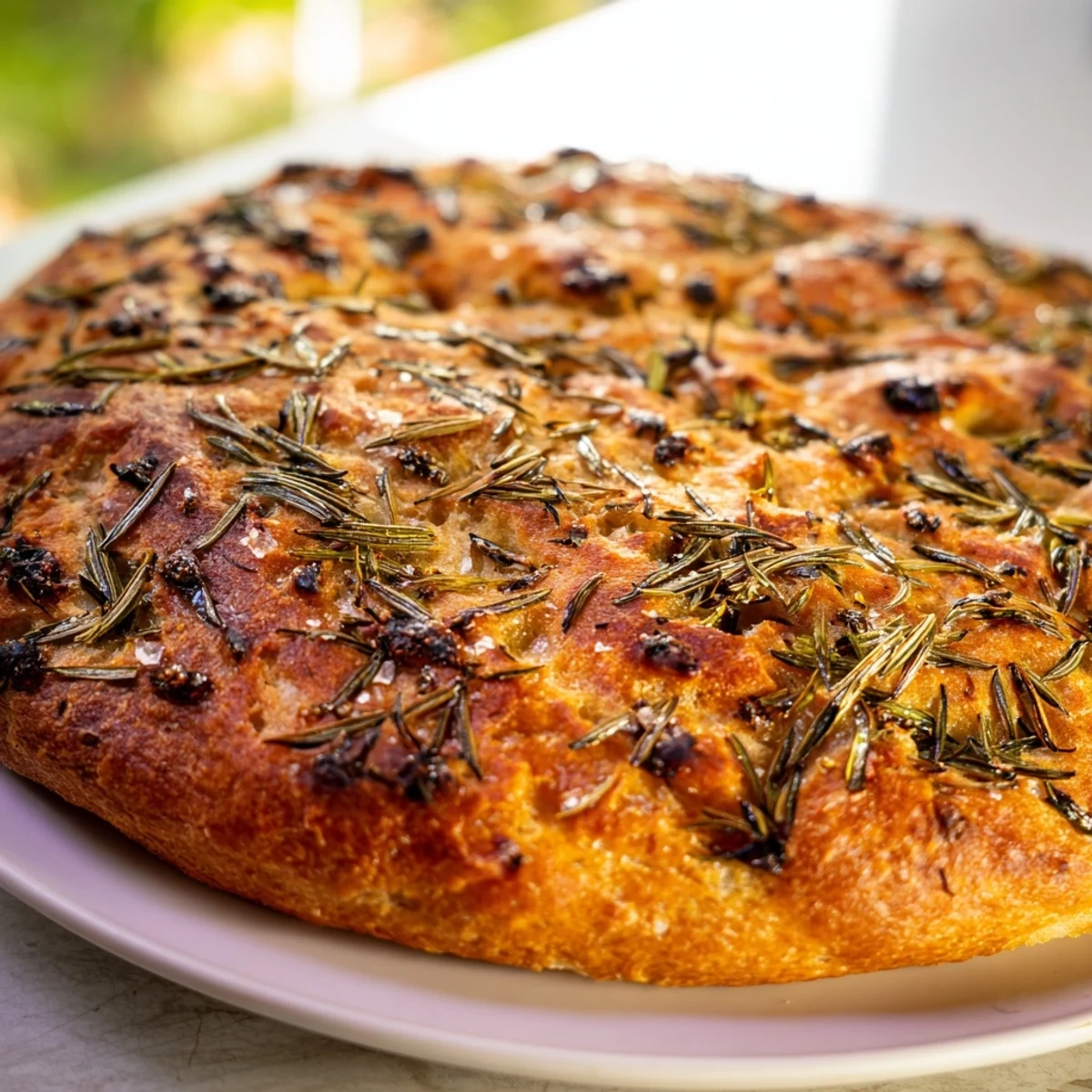 Quick Flatbread with Rosemary