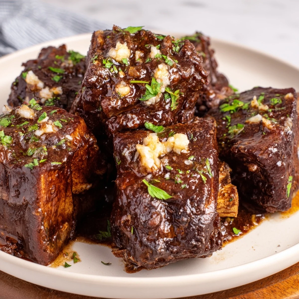 Golden-brown skillet-seared steak bites sizzling in flavorful garlic butter, ready to eat.