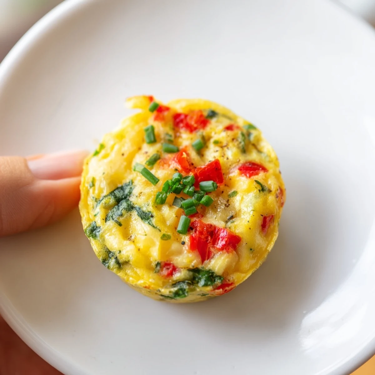 Golden, bubbly Mini Crustless Quiches served on a platter, perfect for brunch or a snack.