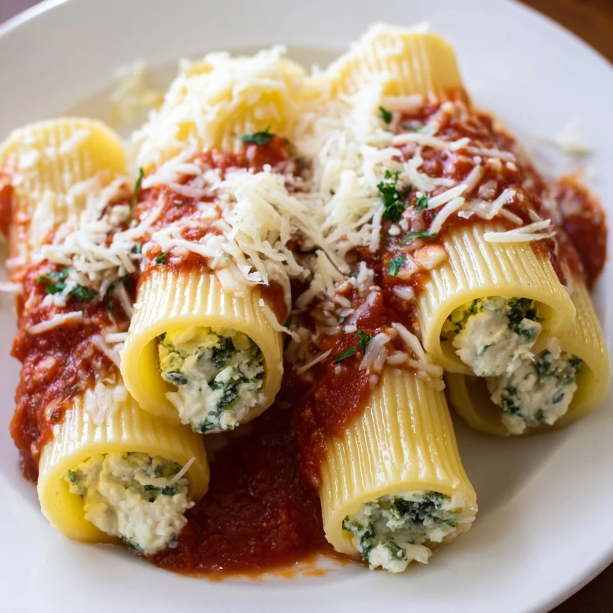 Golden, bubbly Honeycomb Pasta Bake, a comforting vegetarian Italian-American main dish.