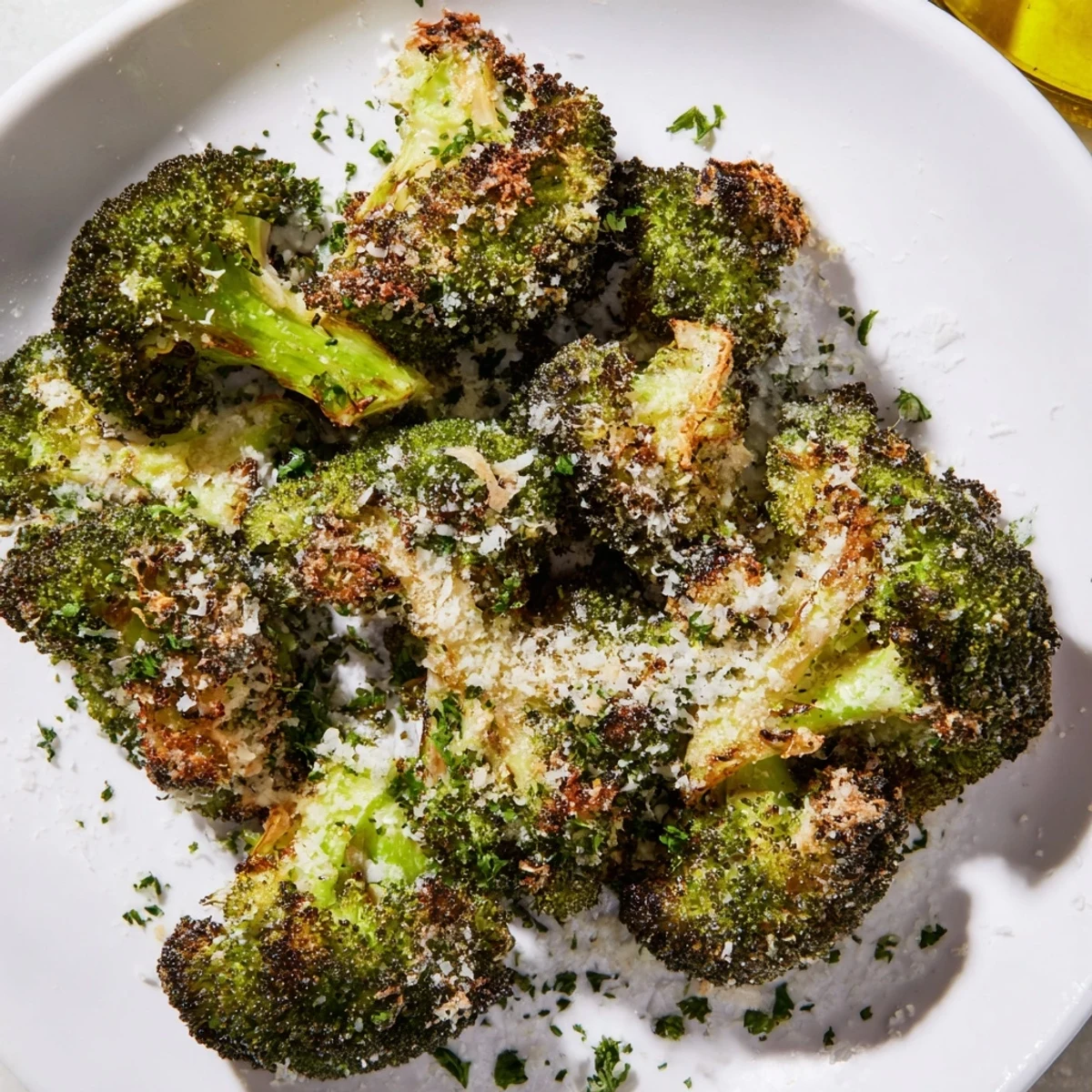Garlic Parmesan Roasted Broccoli