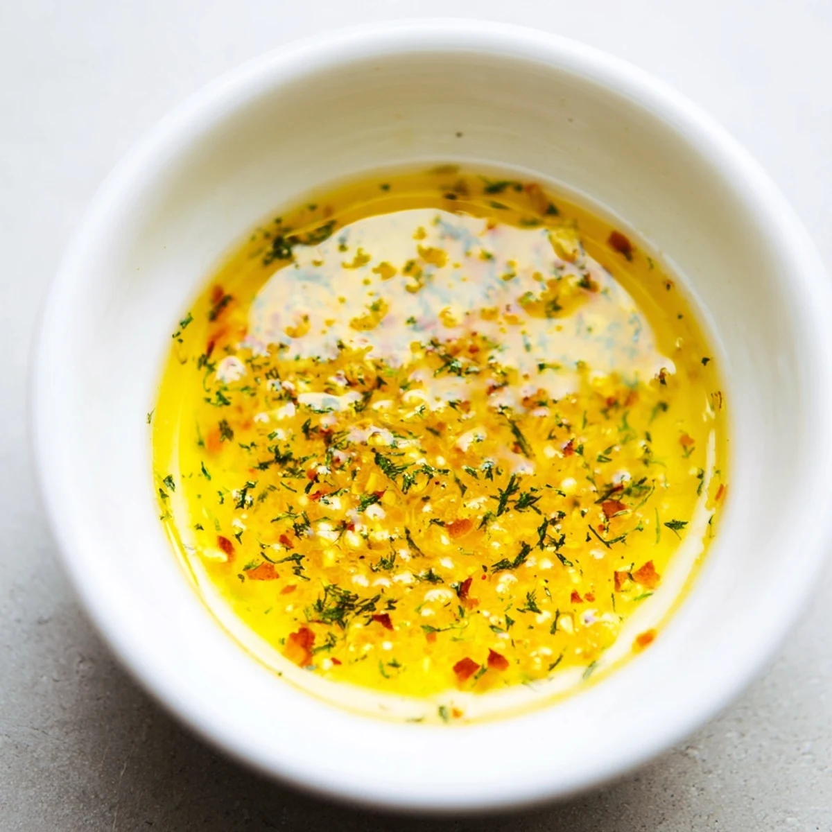 Bold Cowboy Butter Sauce made with butter, Dijon mustard, and fresh parsley, perfect for dipping grilled seafood or corn on the cob.