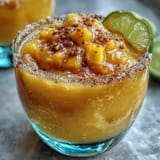 Frozen Mango Margarita Mocktail