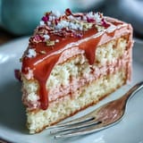 Decadent Bridal Shower Rosé Velvet Cake with sweet buttercream and shimmering gold accents.