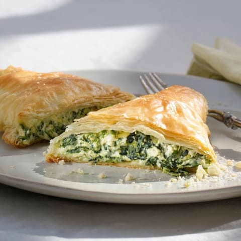 Savory Spinach Ricotta Triangles
