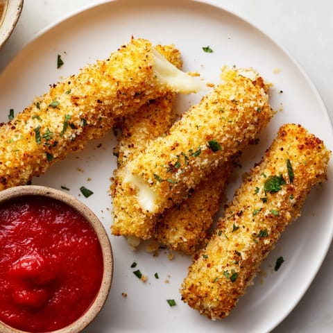 Air Fryer Mozzarella Sticks