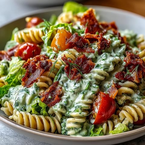 BLT Pasta Avocado Ranch