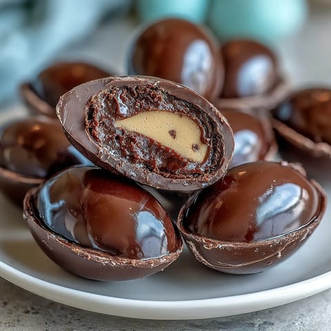 Homemade Peanut Butter Easter Eggs