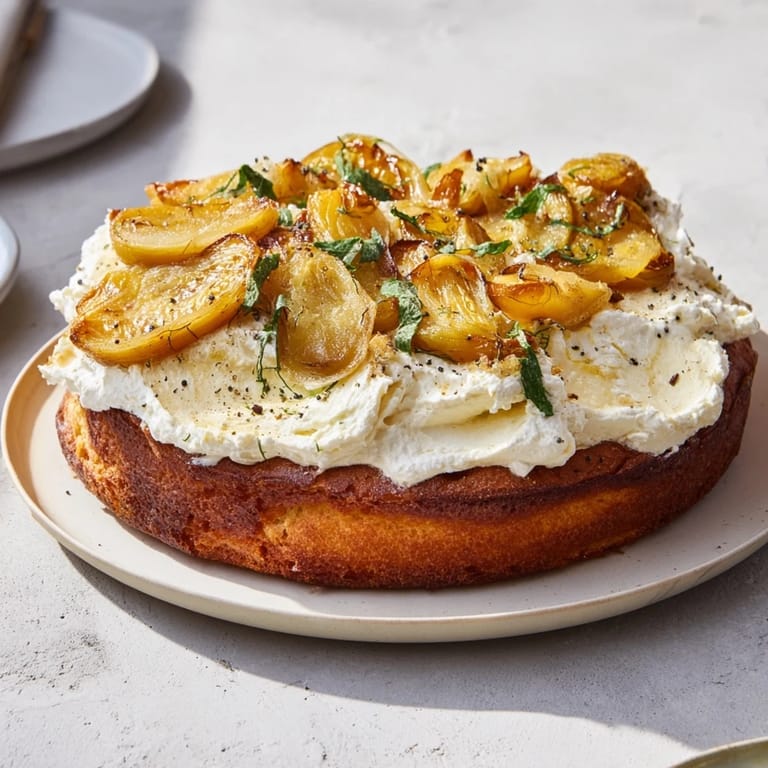 Imagine the flaky crust of this Decadent Caramelized Onion and Goat Cheese Tart, a perfect brunch or appetizer.