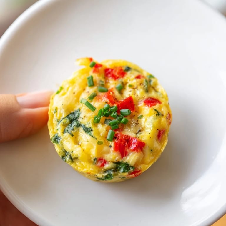 Golden, bubbly Mini Crustless Quiches served on a platter, perfect for brunch or a snack.