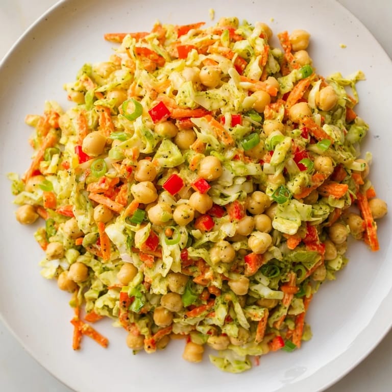 This amazing Mediterranean-inspired recipe features a delicious chickpea salad ready in just fifteen minutes!