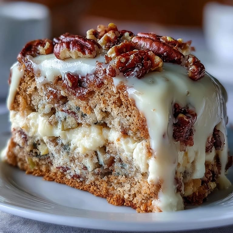 Hand-rolled Carrot Cake Truffles with Cream Cheese Drizzle: Spiced carrot cake truffles dipped in luscious cream cheese coating and garnished with crunchy nuts for texture.