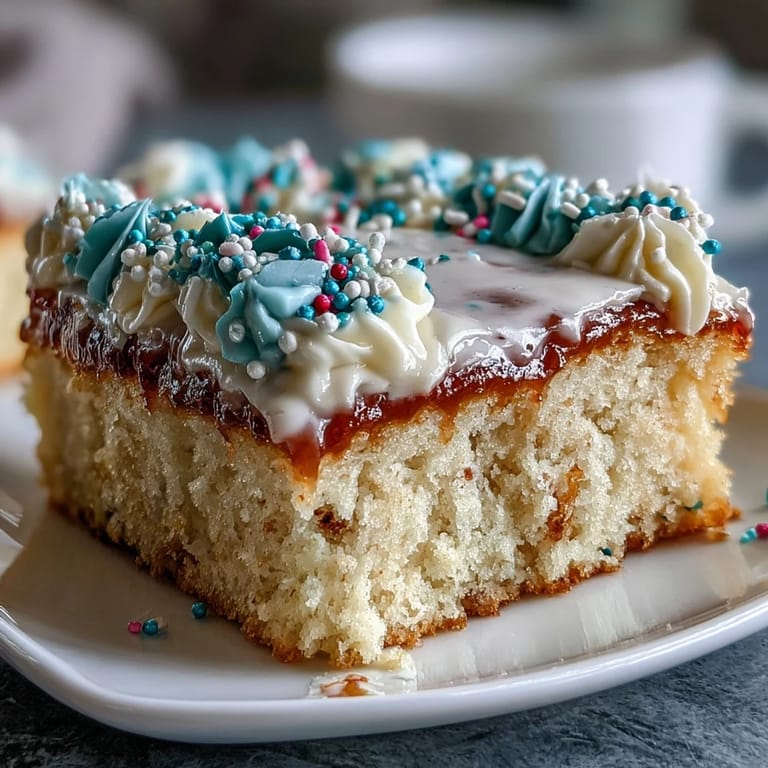 Vanilla sheet cake with Class of 2026 piping in school colors, perfect for graduation party celebrations.