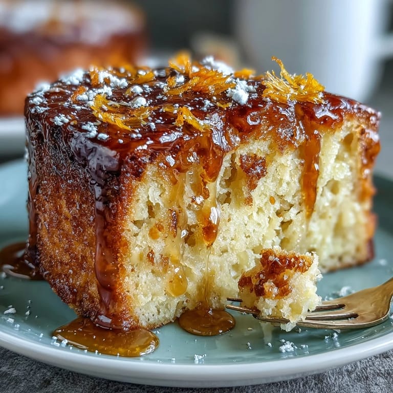 A simply baked Viral Whole Orange Cake, bursting with citrus aroma on a cooling rack.