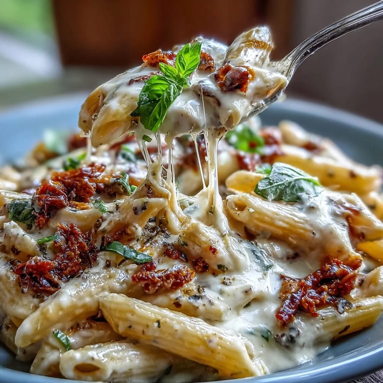 Savor this decadent Marry Me Pasta, featuring rich sauce and vibrant tomatoes.