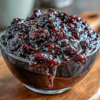 Sparkling Blackberry Jalapeño BBQ Sauce glazes tender ribs, ready for grilling.
